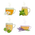 Herbal sedative tea