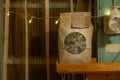 Herbal tea collection in paper bag on cozy rural kitchen shelf Royalty Free Stock Photo