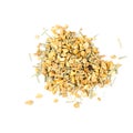 Herbal tea mix contains slices of ginger Royalty Free Stock Photo