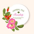 Herbal tea rose hip