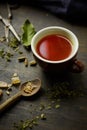 Herbal tisane infusion Royalty Free Stock Photo