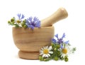 Herbal Treatment - camomile and cornflowers