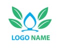 Herbal vector company logo design