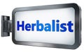 Herbalist on billboard