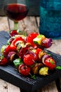 Herbed Grilled vegetables skewers