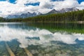 Herbert Lake, Alberta, Canada Royalty Free Stock Photo