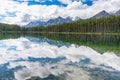 Herbert Lake, Alberta, Canada Royalty Free Stock Photo