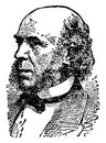 Herbert Spencer, vintage illustration