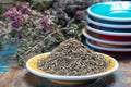 Herbes de Provence, mixture of dried herbs considered typical of Royalty Free Stock Photo