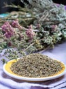 Herbes de Provence, mixture of dried herbs considered typical of Royalty Free Stock Photo