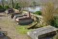 Herblay sur Seine; France - february 21 2021 : cemetery