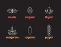 Herbs icons