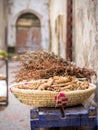 Herbs and species in Essaouira, Moroco Royalty Free Stock Photo