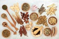 Herbs and Spice to Relieve Asthma Royalty Free Stock Photo