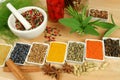 Herbs and spices Royalty Free Stock Photo