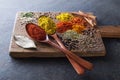 Herbs and spices for cooking dishes