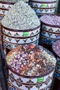 Herbs and spices in the souks of Marrakesh Royalty Free Stock Photo
