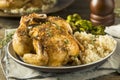 Herby Baked Cornish Game Hens Royalty Free Stock Photo