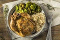 Herby Baked Cornish Game Hens Royalty Free Stock Photo