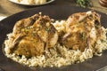 Herby Baked Cornish Game Hens Royalty Free Stock Photo