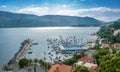 Herceg Novi harbor Royalty Free Stock Photo