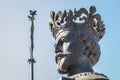 Herceg Novi, Montenegro - August 23, 2021: King Tvrtkos Monument, founder of Herceg Novi, Montenegro.