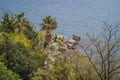 Herceg Novi old town. Historical and touristic center of Herceg Novi. Montenegro Royalty Free Stock Photo