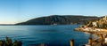 Herceg Novi panorama. Montenegro, Bay of Kotor, Herceg Novi, old town at Adriatic coast. Herceg Novi montenegro. summer vacation Royalty Free Stock Photo
