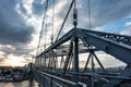 Hercilio Luz Bridge, Ponte Hercilio Luz for a long time the only access to the island of Florianopolis, Brazil