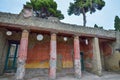 Herculaneum, ITALY - JUNE 01: Herculaneum ancient roman city ruins, Italy on June 01, 2016