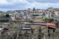 Herculaneum, Italy - June 10: Herculaneum archeological site on