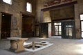 House of the Wooden Partition at Herculaneum in Italy, a Roman town destroyed by the eruption of Mount Vesuvius in A.D. 79