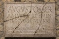 Herculaneum Latin Plaque