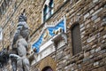 Hercules and Cacus statue with Palazzo Vecchio in the background