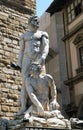 Hercules and Cacus statue in Piazza della Signoria in Florence Royalty Free Stock Photo