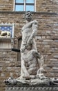 Hercules and Cacus statue in Piazza della Signoria in Florence Royalty Free Stock Photo