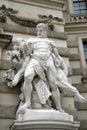 Hercules and Cerberus in Hofburg palace, Vienna, Austria