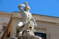 hercules fountain - noto - italy Royalty Free Stock Photo