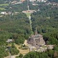 Hercules monument aerial view