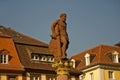 Hercules statue at Marktplatz, Heidelberg Royalty Free Stock Photo