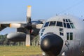 Hercules transport plane Royalty Free Stock Photo