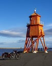 Herd Groyne in South Shields Royalty Free Stock Photo