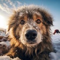 herding instincts towards children or animals Royalty Free Stock Photo