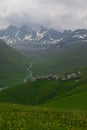 Here is Black Sea Region of Turkey, the mountains are Kackars. Royalty Free Stock Photo