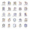 Pack Of Chemicals Flat Icons