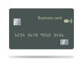 Here is a contemporary credit card