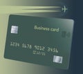 Here is a contemporary credit card