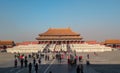 main yard of beijing forbidden city, china Royalty Free Stock Photo