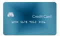 Here is a generic credit or debit card with a contemporary minimalist design.