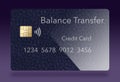 Here is generic purple balance transfer credit card